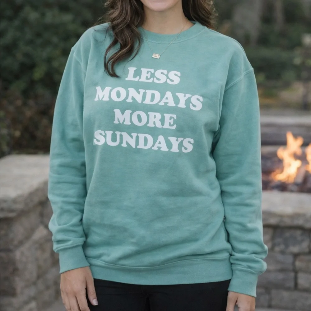 Less Mondays Sweatshirt - Picture 1 of 4